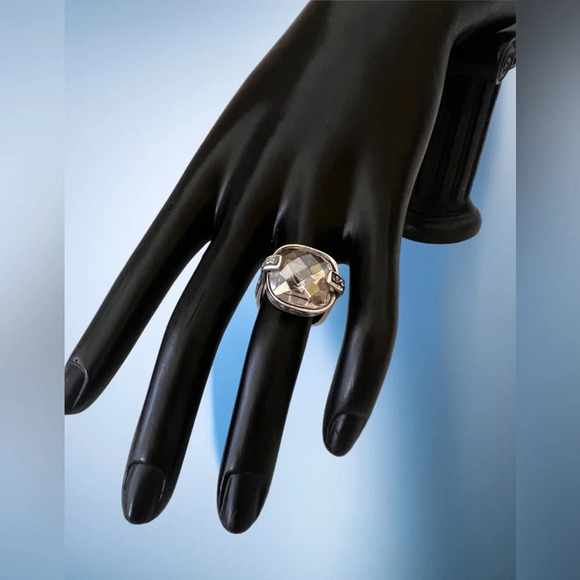 BRIGHTON VENUS RISING SWAROVSKI CRYSTAL Rare Find. Woman’s size 6.5 - Picture 7 of 9